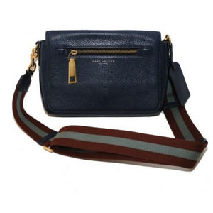 Marc Jacobs Gotham City Shoulder/Crossbody Purse Bag Navy Blue Vino